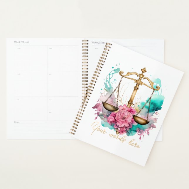 Create Your Own Beautiful Libra Zodiac Planner (Display)