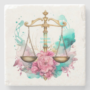 Create Your Own Beautiful Libra Zodiac Stone Coaster