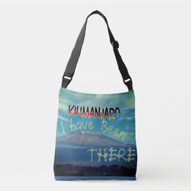 Create Your Own Beautiful Mountain Kilimanjaro Crossbody Bag (Front)