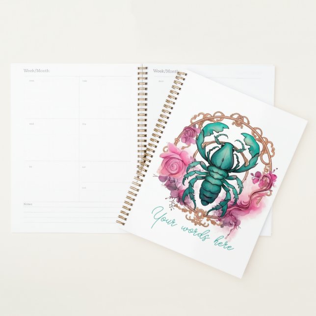 Create Your Own Beautiful Scorpio Zodiac Planner (Display)