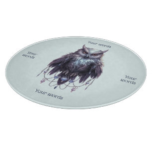 Create Your Own Bejeweled Owl Cutting Board