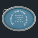 Create Your Own Belt Buckle<br><div class="desc">Create your own custom party, prom, wedding and event supplies and favours, personalised gifts for any occasion, promotional products and more. Visit Retroville Florist on Zazzle to view our entire collection.</div>