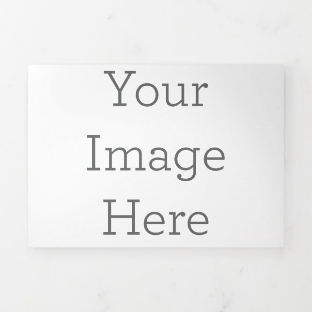 12.7 cm x 17.8 cm Trifold Letter Fold Holiday Card (Cover)