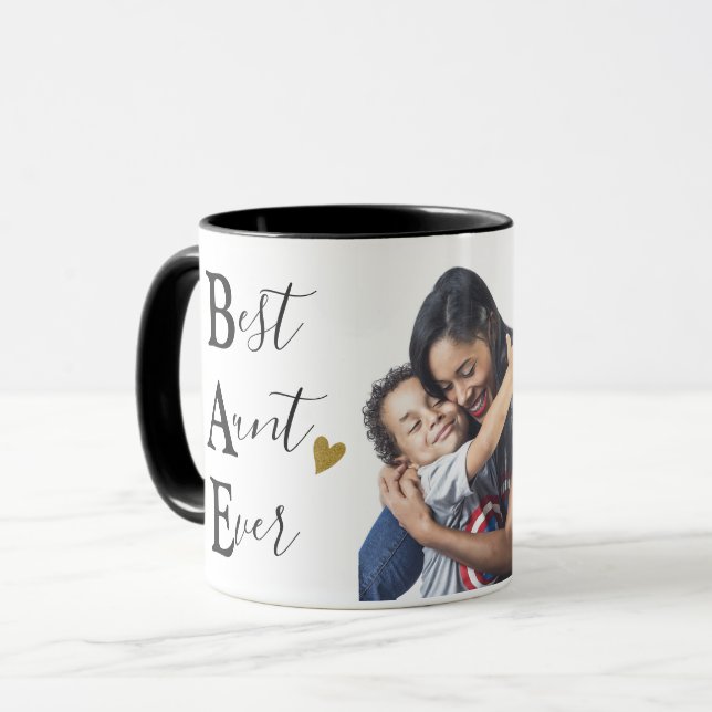 Create Your Own Best Aunt Ever  Photo Mug (Front Left)