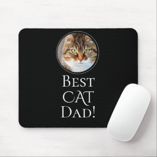 Create Your Own Best Cat Dad Personalised Photo Mouse Pad