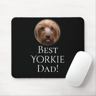 Create Your Own Best Dog Dad Personalised Photo  Mouse Pad