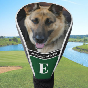 Create your own Best Dog Dad photo German Shepherd Golf Head Cover