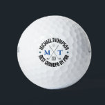 Create Your Own Best Grandpa Monogram Golf Balls<br><div class="desc">Create Your Own Best Grandpa Monogram Golf Balls. Easily add your own monogram initials,  name,  and message to make a fun golf ball.
Make a present for yourself or present as an elegant birthday,  anniversary,  or Christmas gift to family or friends such as dad,  grandpa,  grandfather,  or papa.</div>