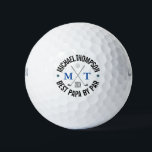 Create Your Own Best Papa Monogram Golf Balls<br><div class="desc">Create Your Own Best Papa Monogram Golf Balls. Easily add your own monogram initials,  name,  and message to make a fun golf ball.
Make a present for yourself or present as an elegant birthday,  anniversary,  or Christmas gift to family or friends such as dad,  grandpa,  daddy,  or papa.</div>
