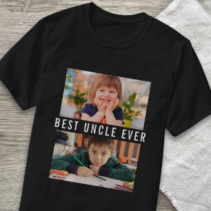 Create Your Own Best Uncle Ever 2 Photo Collage T-Shirt