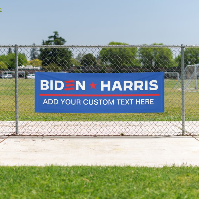Create Your Own Biden Harris 2024 Banner (Insitu)