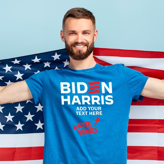 Create Your Own Biden Harris 2024 T-Shirt (Custom Biden Harris 2024 Shirts and More from Politiclothes.com)