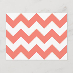 Create Your Own Big Salmon Zigzag Pattern Postcard