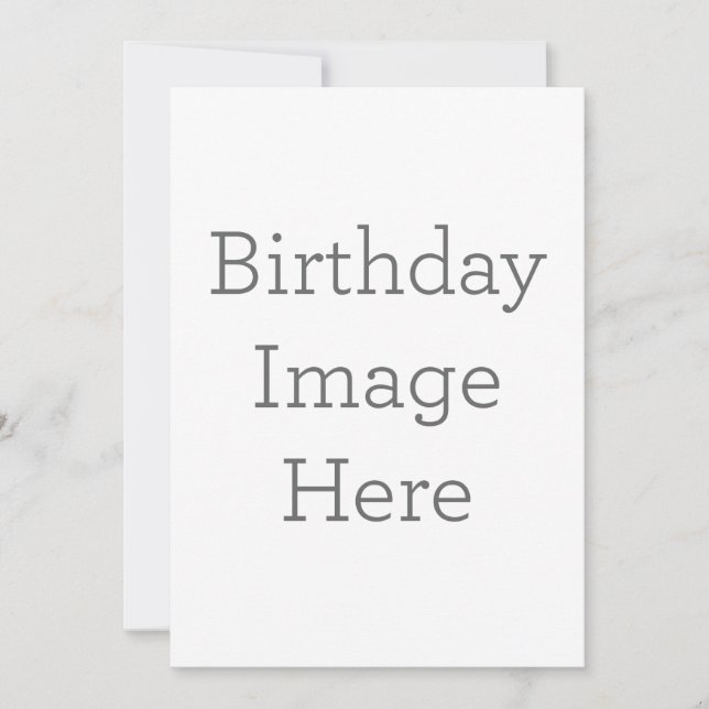 Flat Invitation, Size: 12.7 cm x 17.8 cm, Paper: Signature Matte, Envelopes: White (Front)