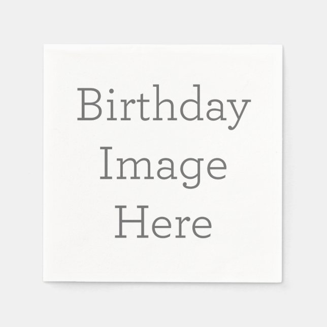 Paper Napkins, Standard Cocktail (Front)