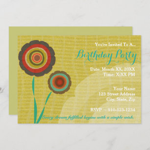 Create Your Own Birthday Party Invitation