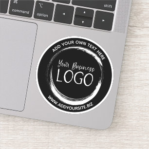 Create Your Own Black Business Logo Circle