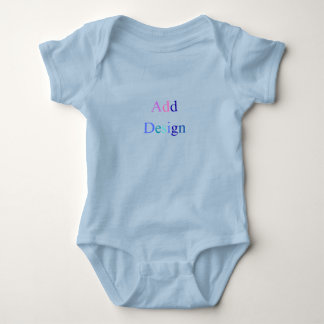 Create Your Own Black Custom Design Baby Bodysuit