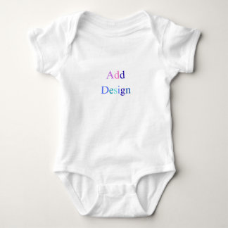Create Your Own Black Custom Design Baby Bodysuit