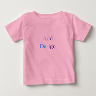 Create Your Own Black Custom Design Baby T-Shirt