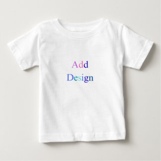 Create Your Own Black Custom Design Baby T-Shirt