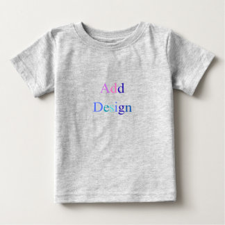 Create Your Own Black Custom Design Baby T-Shirt