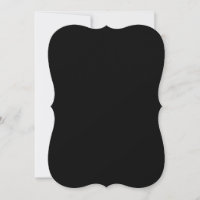 Create Your Own Black Custom Design Holiday Card
