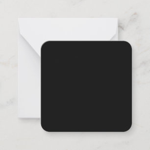 Create Your Own Black Custom Design Holiday Card