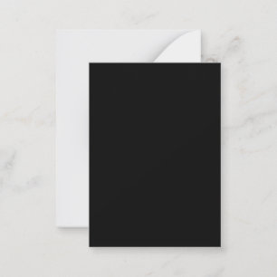 Create Your Own Black Custom Design Holiday Card