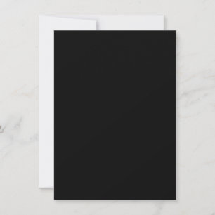 Create Your Own Black Custom Design Holiday Card