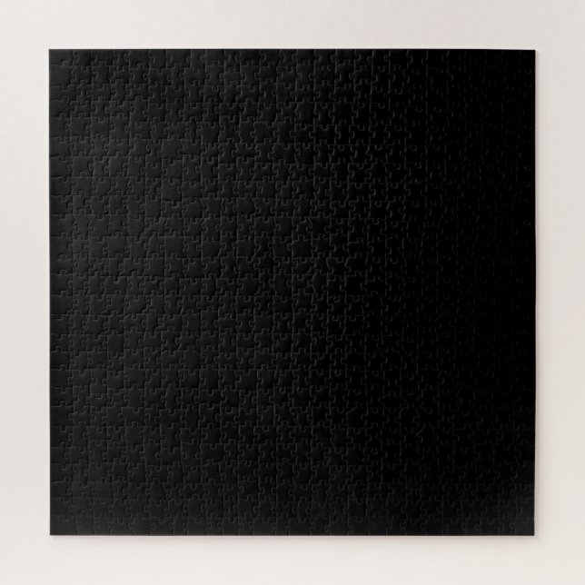 Create Your Own Black Custom Design Holiday Card Jigsaw Puzzle (Vertical)