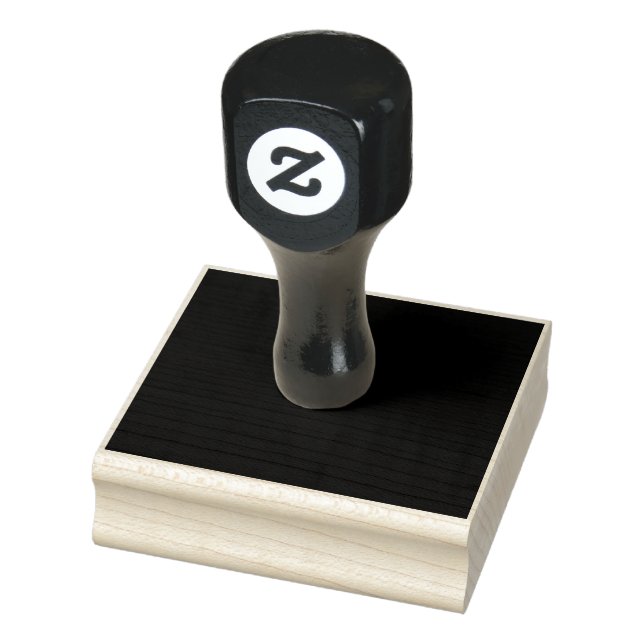 Create Your Own Black Custom Design Holiday Card Rubber Stamp (Stamp)