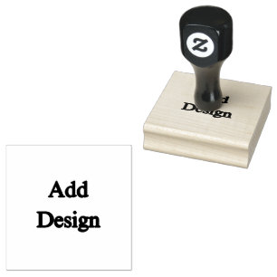 Create Your Own Black Custom Design Rubber Stamp