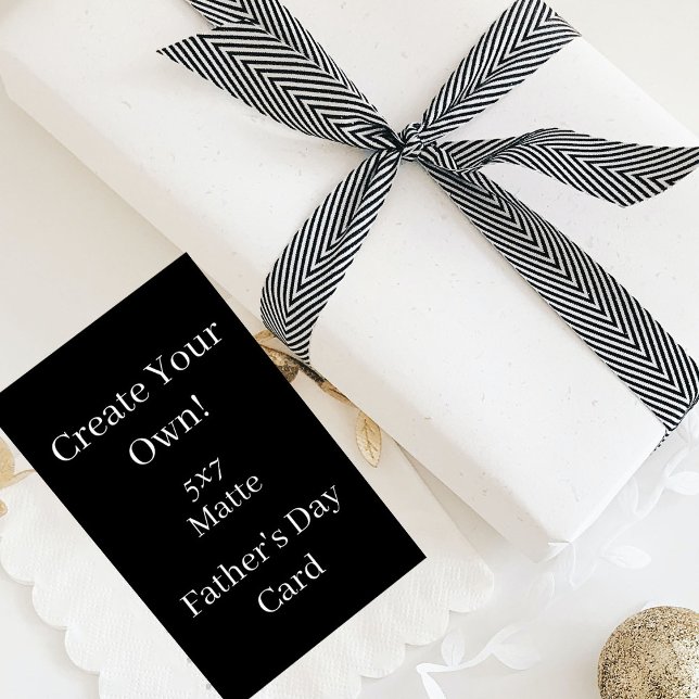 Create Your Own Black Father's Day Card (Creator Uploaded)