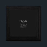 Create Your Own - Black Gift Box<br><div class="desc">Black Minimalist

From our ‘Black Minimalist’ Collection. Visit our shop for more coordinating wedding and event supplies,  decor and favours.</div>