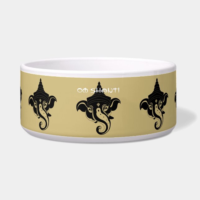 Create Your Own Black & Gold Ganesh (Front)