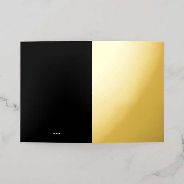  Create Your Own Black personalised greeting cards (Outside Laydown)