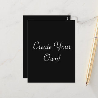 Create Your Own Black Postcard