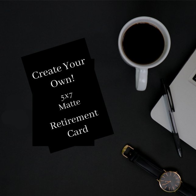 Create Your Own Black Retirement Card (Creator Uploaded)