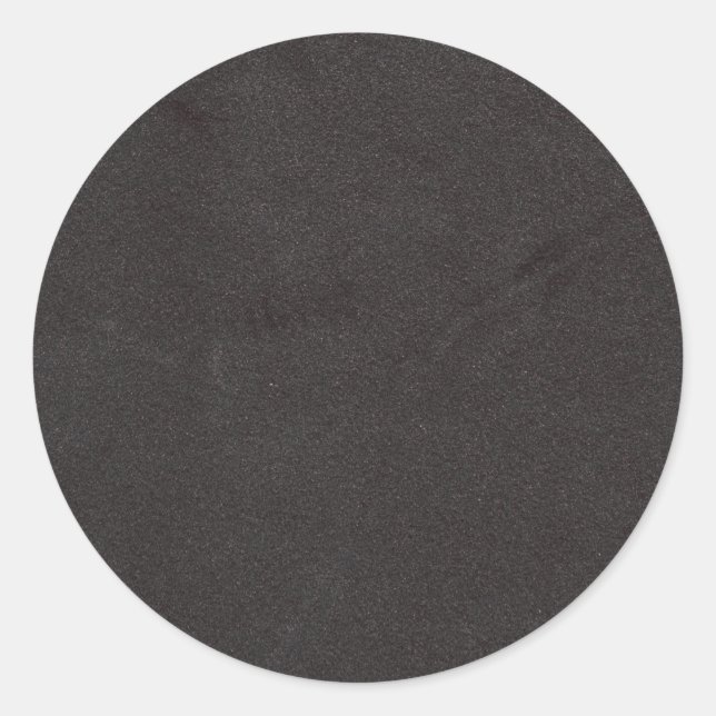 Create Your Own Black Velvet Classic Round Sticker (Front)