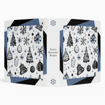 Create Your Own Black White Blue Christmas