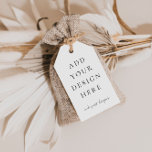 Create-Your-Own Blank Gift Tags<br><div class="desc">This blank, customisable gift tag is the perfect way to add a unique touch to gifts or party favours! Great for the holidays, birthdays, weddings, bridal showers, baby showers, and more. These custom gift tags are compatible with my beautiful designs sold on Etsy. Simply personalise your files on Corjl.com and...</div>