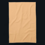 Create Your Own Blank Template Orange Apricot Tea Towel<br><div class="desc">Create Your Own Custom Upload Add Your Monogram Initial Photo or Logo Text Name Elegant Modern Cute Kitchen & Dining / Table & Kitchen Linens/ Blank Template Apricot Orange Solid Colour Kitchen Towel.</div>