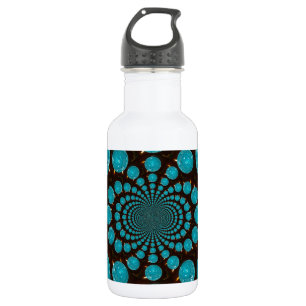 Create Your Own Blue Lights Kaleidoscope 532 Ml Water Bottle