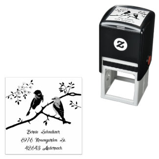 Create your own Bluebirds Custom Self Ink Stamp