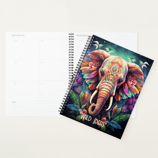 Create Your Own Boho Jungle Elephant Planner (Display)