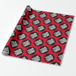 Create your own Bold Red Repeating Logo Background Wrapping Paper<br><div class="desc">Create your own Bold Red Repeating Logo Background Wrapping Paper</div>