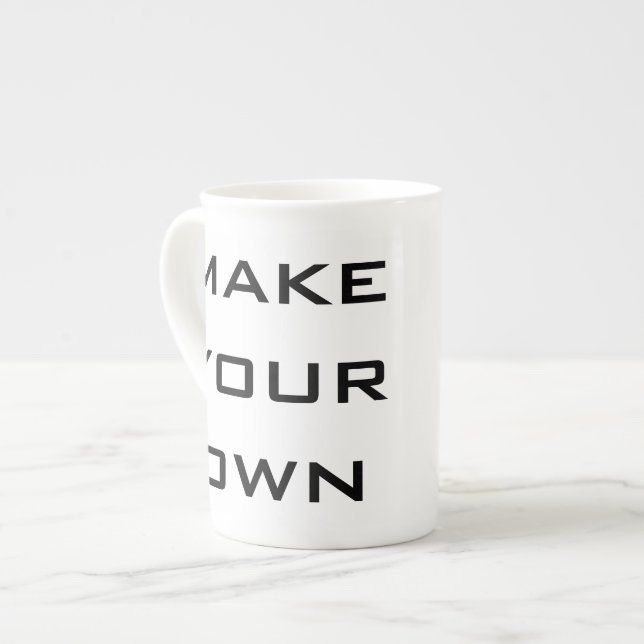 Create Your Own Bone China Mug (Front Left)