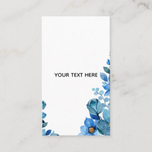 Create Your Own Botanical Design Business Card