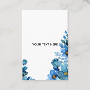 Create Your Own Botanical Design Business Card